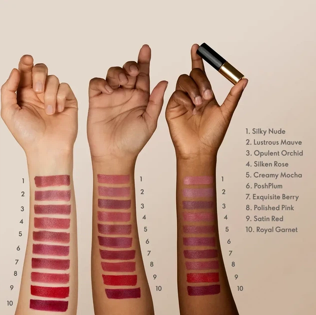 Сатинова губна помада Giordani Gold Iconic 42652 Lustrous Mauve — Глянцевий Ліловий - Фото 5 Сатинова губна помада Giordani Gold Iconic 42652 Lustrous Mauve — Глянцевий Ліловий - зображення 5