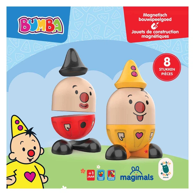 Ігровий набір Clics Magimals Wibbly Wobbly Bumba магнітний 401004 (5414699000503) - зображення 2