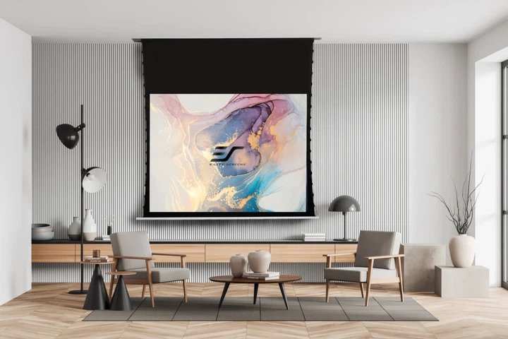 Екран Elite Screens Evanesce Tab-Tension ITE106HW3-E24, 16:9, CineWhite, In-Ceiling, Top Drop 60 см, ДУ/Trigger - Фото 2 Екран Elite Screens Evanesce Tab-Tension ITE106HW3-E24, 16:9, CineWhite, In-Ceiling, Top Drop 60 см, ДУ/Trigger - изображение 2