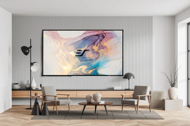 Проекційний екран Elite Screens AEON AR135WH2 135" 16:9 CineWhite, натяжний, Edge Free рамка - изображение 2