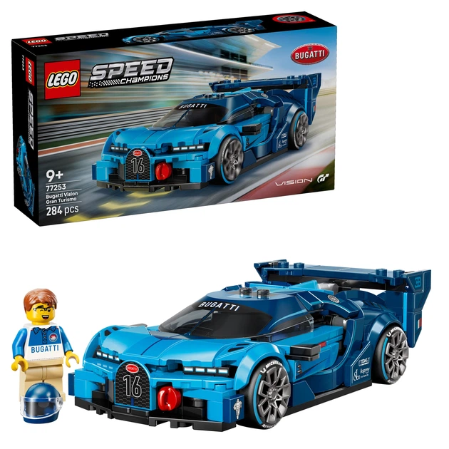 Конструктор LEGO Speed Champions Спортивный автомобиль Bugatti Vision GT Hyper 284 детали (77253) - изображение 18