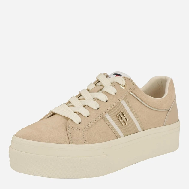 Женские кеды низкие Tommy Hilfiger 420312201 43 Бежевые (1159848807) - изображение 4