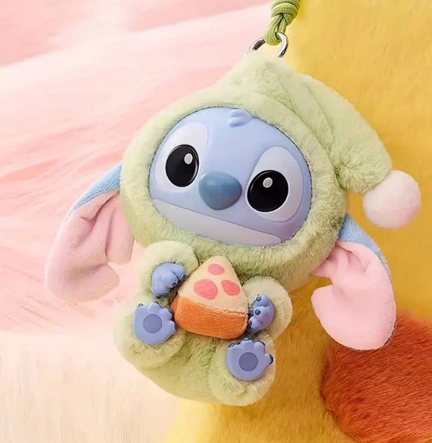 М'яка іграшка - брелок Labubu Stitch Лабубу Стич Eat Something Before Sleep Series зелений - зображення 2
