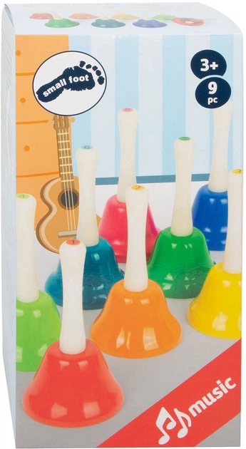 Dzwonki ręczne kolorowe Small Foot 8 szt. 11693 (4020972116932) - obraz 2