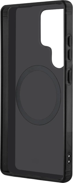 Etui plecki AMG Double Layer Rhombs MagSafe do Samsung Galaxy S25 Ultra Black/Red (3666339421830) - obraz 5