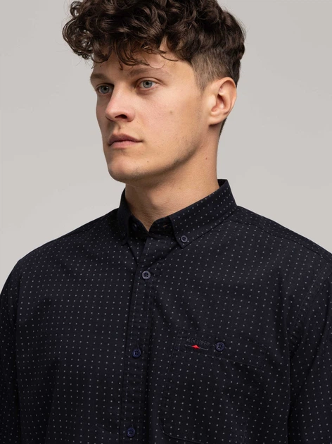 Koszula męska bawełniana Lee Cooper New Tenby-50Zm XL Czarna (5905991747949) - obraz 4