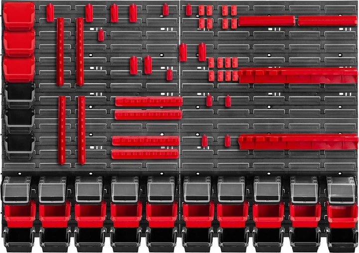 Tablica narzędziowa Kadax K7662 ścianka warsztatowa 116 x 78 cm 80 elementów (5903699468142) - obraz 3