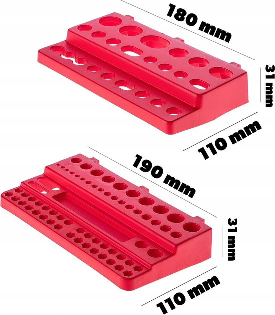 Tablica narzędziowa Kadax K7662 ścianka warsztatowa 116 x 78 cm 80 elementów (5903699468142) - obraz 9