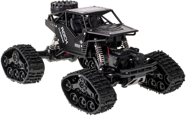 Машинка на дистанційному управлінні KIK Rock Crawler 4x4 LHC012 авто 2в1 Чорна (5903039720558) - зображення 3