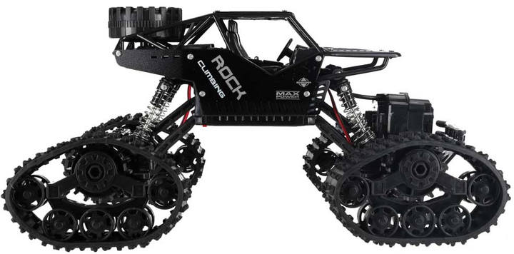 Машинка на дистанційному управлінні KIK Rock Crawler 4x4 LHC012 авто 2в1 Чорна (5903039720558) - зображення 4