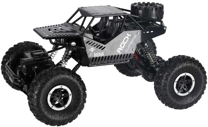 Машинка на дистанційному управлінні KIK Rock Crawler 4x4 LHC012 авто 2в1 Чорна (5903039720558) - зображення 5