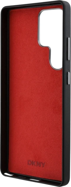 Etui plecki DKNY Leather Heart of NY do Samsung Galaxy S25 Ultra Black (3666339422721) - obraz 5