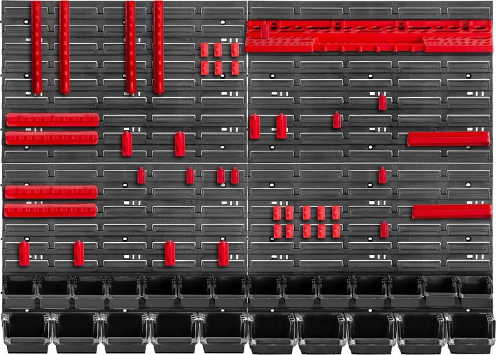 Tablica narzędziowa Kadax K7648 ścianka warsztatowa 116 x 78 cm 67 elementów (5903699468005) - obraz 3