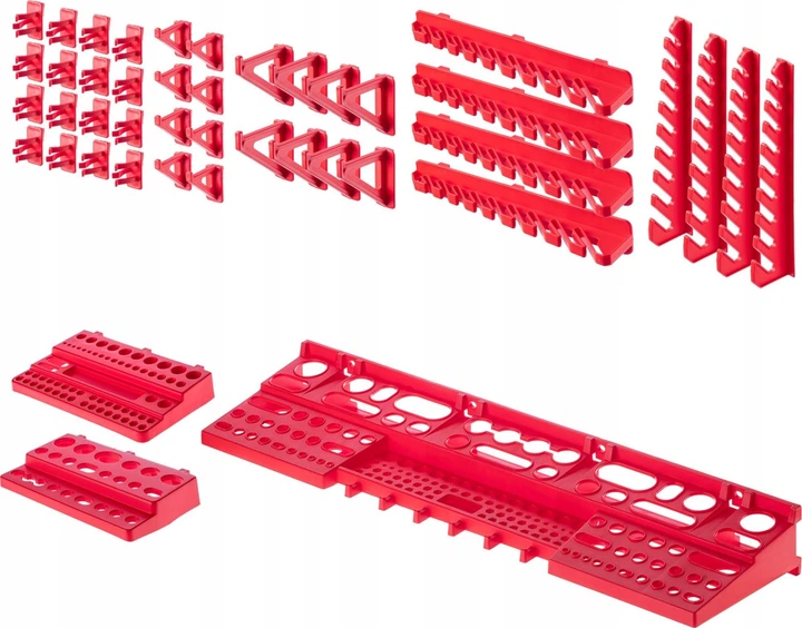 Tablica narzędziowa Kadax K7648 ścianka warsztatowa 116 x 78 cm 67 elementów (5903699468005) - obraz 7