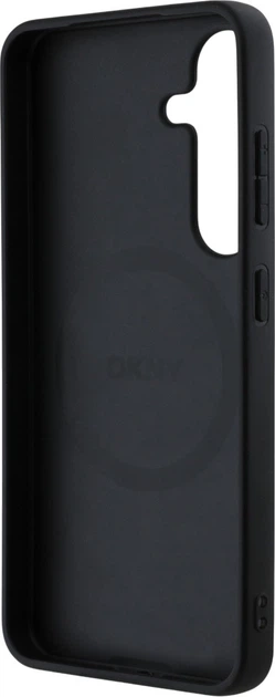 Etui plecki DKNY Leather Checkered Pattern MagSafe do Samsung Galaxy S25 Taupe (3666339423575) - obraz 5