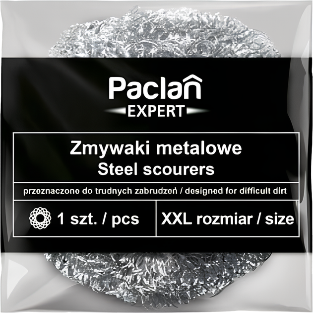 Упаковка губок Paclan металевих кухонних XXL 2 шт (5900942134892) - зображення 2