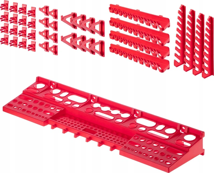 Tablica narzędziowa Kadax K7649 ścianka warsztatowa 116 x 78 cm 89 elementów (5903699468012) - obraz 7