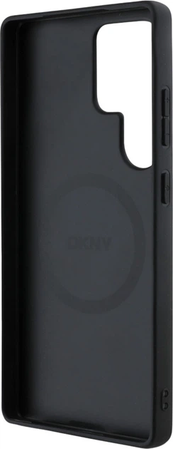 Etui plecki DKNY Leather Checkered Pattern MagSafe do Samsung Galaxy S25 Ultra Taupe (3666339423599) - obraz 5