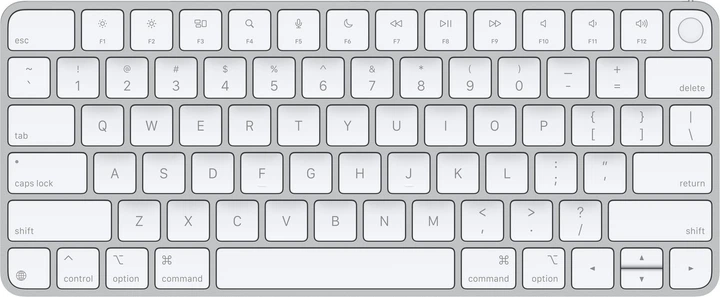 Klawiatura bezprzewodowa Apple Magic Keyboard z Touch ID Bluetooth White (MXCK3LB/A) - obraz 1