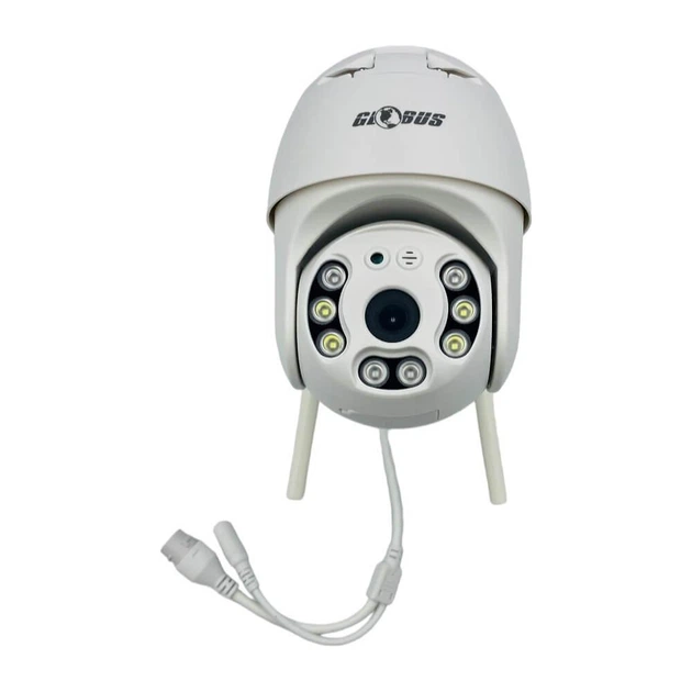Бездротова камера відеоспостереження WiFi Globus 5MP вологостійка + нічна зйомка, датчик руху прожектор - Фото 3 Бездротова камера відеоспостереження WiFi Globus 5MP вологостійка + нічна зйомка, датчик руху прожектор - зображення 3