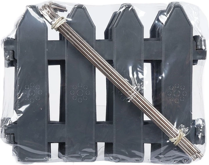 Płotek ogrodowy Vilde 20x15 cm 10 szt. Grafitowy (351004-G) - obraz 7