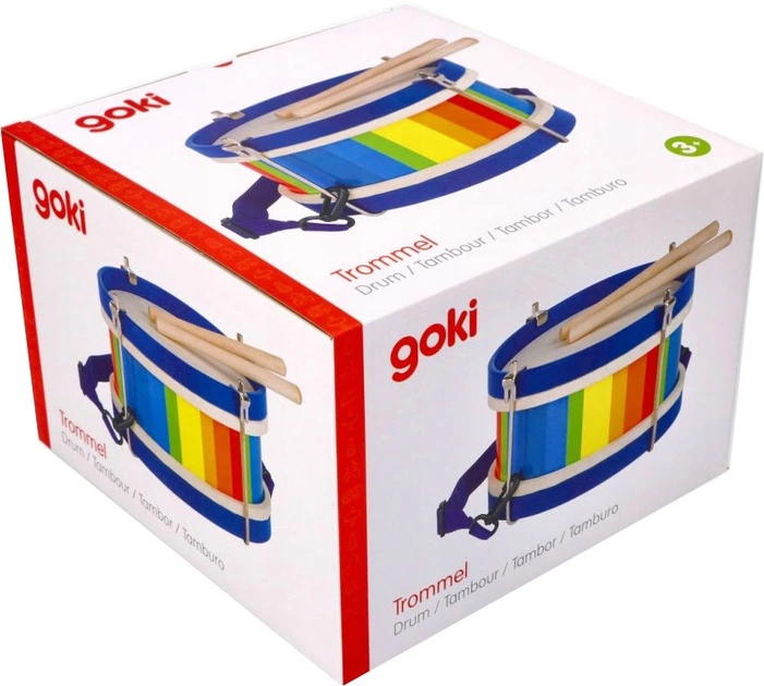 Барабан дерев’яний Goki 61919 (4013594619196) - зображення 2