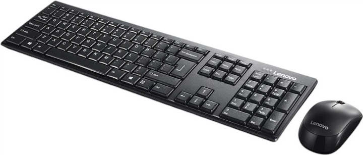 Zestaw bezprzewodowy Lenovo 100 Wireless Combo Black (GX30L66303) - obraz 2