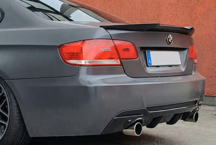Спойлер в стиле M4 (для E92, черный глянец) для BMW 3 серия E92/E93 2006–2013 гг - изображение 2