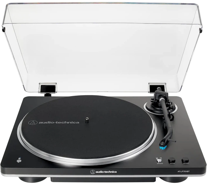 Gramofon Audio-Technica AT-LP70xBT Black/Silver AT-LP70XBTBS (4961310162313) - obraz 2