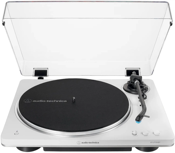 Gramofon Audio-Technica AT-LP70xBT White/Silver AT-LP70XBTWS (4961310162436) - obraz 2