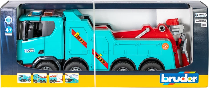 Машинка іграшкова Bruder Scania Super 560R Евакуатор для вантажних авто 3553_1 (4001702035532) - зображення 7