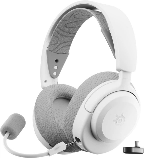 Навушники SteelSeries Arctis Nova 3X Wireless MultiPlatform/Xbox White (5707119059596) - зображення 1