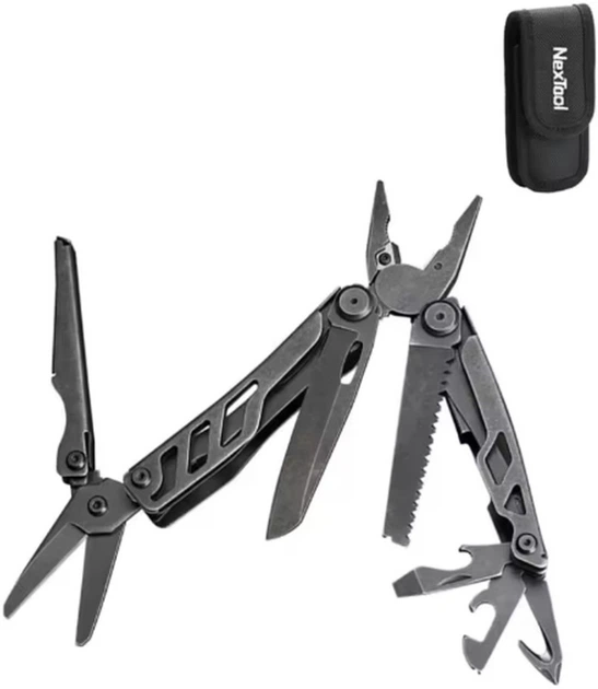 Мультитул Nextool Flagship Pro NE20120 Чорний (6973907630608) - зображення 2