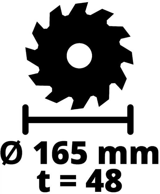 Piła tarczowa Einhell TE-PS 165 (4331300) (4006825629668) - obraz 2