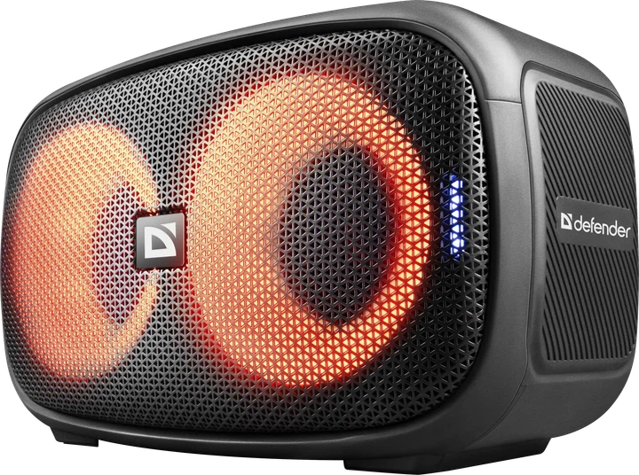 Głośnik przenośny Defender Q5 20W RGB 65305 Black (4745090820218) - obraz 3