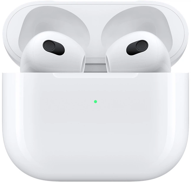 Навушники Apple AirPods with Wireless Charging Case 2021 (3-є покоління) (MME73TY/A) - зображення 3