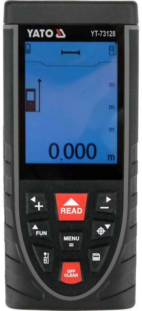 Далекомір лазерний Yato YT-73128 з відеопереглядом 120 м (5906083122989) - зображення 4