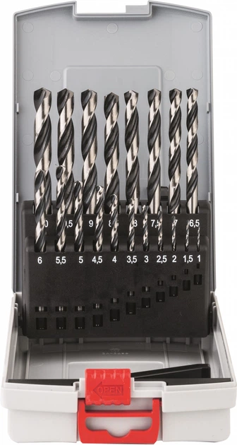 Zestaw wierteł do metalu Bosch HSS PointTeQ 19 szt (2608577351) (3165140917698) - obraz 2