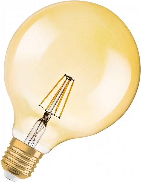 Lampa LED Osram Vintage 1906 GLOBE GOLD 6W 725Lm 2400K E27 DIM (4058075808997) - obraz 2