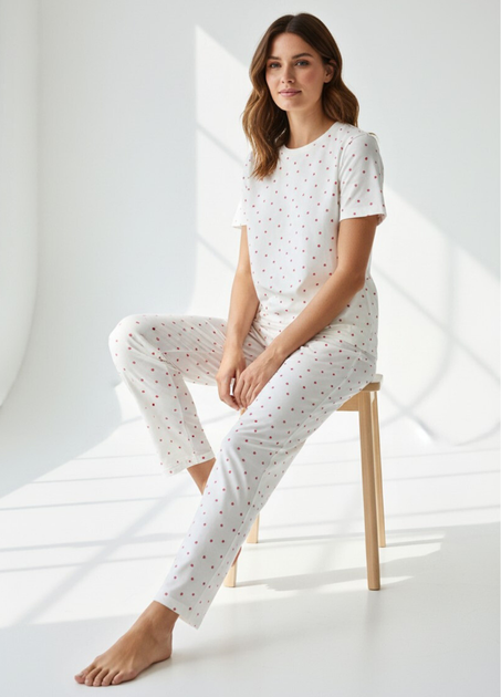 Пижамные хлопковые штаны Primark Bottom Pyjama XS Низ пижамы Белый (8844) - Фото 2 Пижамные хлопковые штаны Primark Bottom Pyjama XS Низ пижамы Белый (8844) - изображение 2