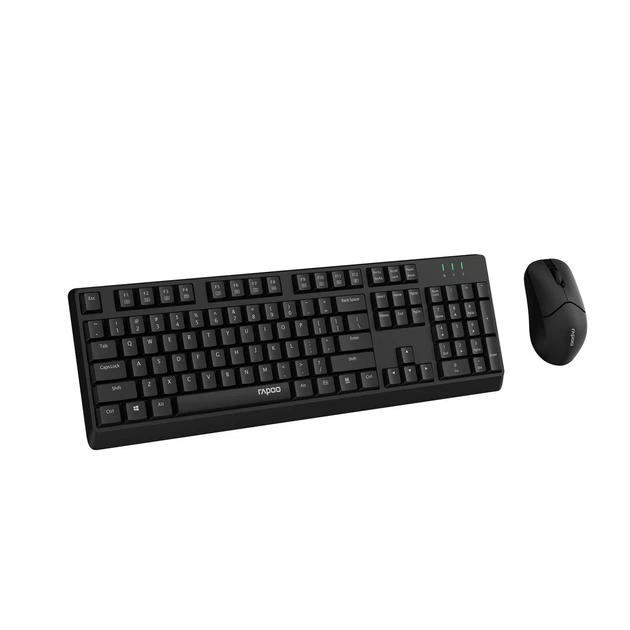 Комплект (клавіатура, миша) бездротовий Rapoo X1500 Wireless Чорний - Фото 4 Комплект (клавіатура, миша) бездротовий Rapoo X1500 Wireless Чорний - изображение 4