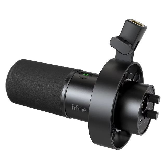 Динамический студийный микрофон Fifine K688 USB Black - Фото 2 Динамический студийный микрофон Fifine K688 USB Black - изображение 2