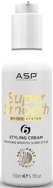 Крем для укладки ASP Super Smooth Amino System для гладкости и блеска 150 мл - Фото 1 Крем для укладки ASP Super Smooth Amino System для гладкости и блеска 150 мл - изображение 1
