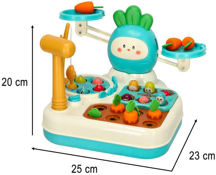 Zestaw do zabawy Bibi-inn Cute carrot shape 4w1 (5903039759268) - obraz 8