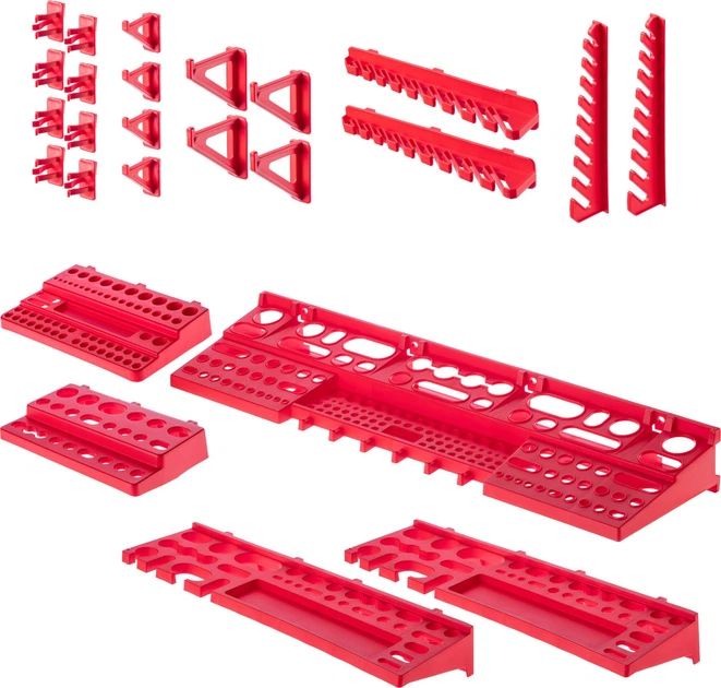 Дошка для інструментів Kadax K7727 стінка для майстерні 156 x 78 см 101 елемент (5903699468791) - зображення 6