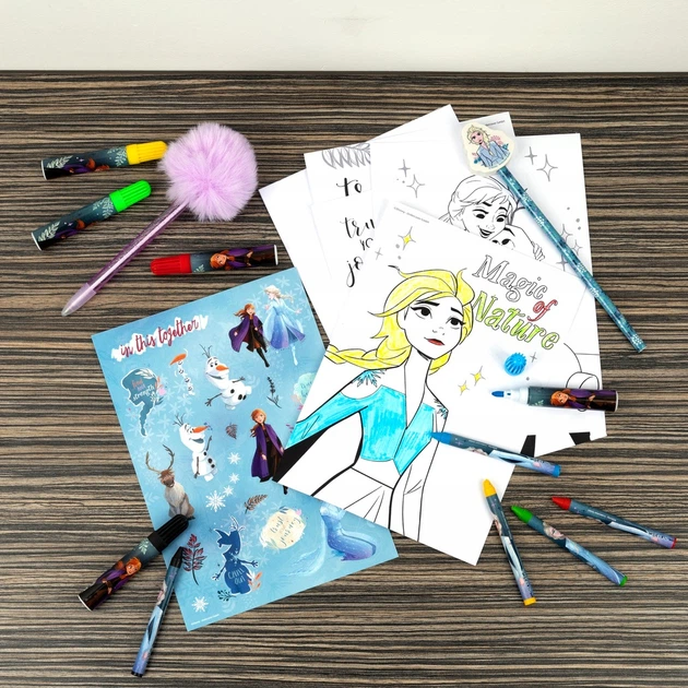 Zestaw do rysowania Stnux Kraina Lodu z plecakiem (4043946307228) - obraz 4