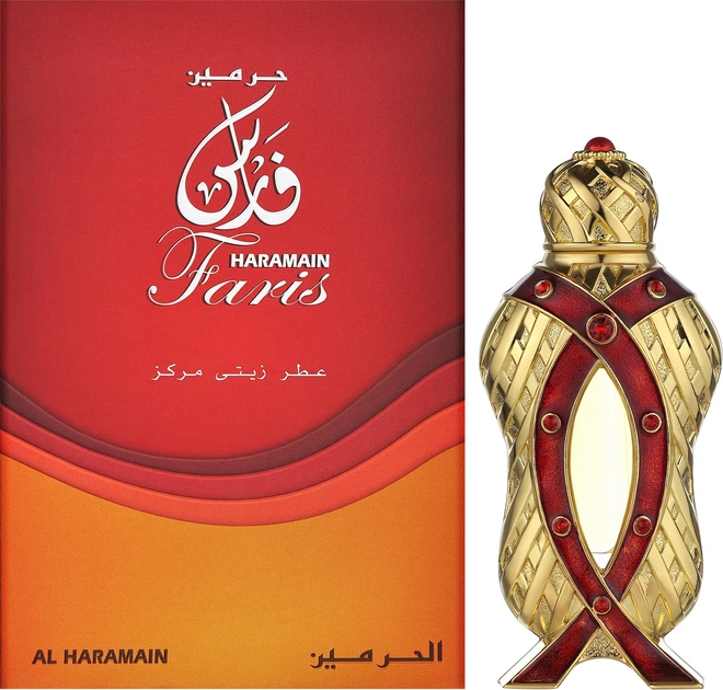 Miniaturka Olejek perfumowany unisex Al Haramain Faris 12 ml (6291100136223) - obraz 2