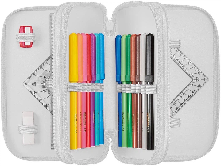 Piórnik Herlitz Triple Zebra z nadzieniem 31 elementy (50038800) - obraz 3