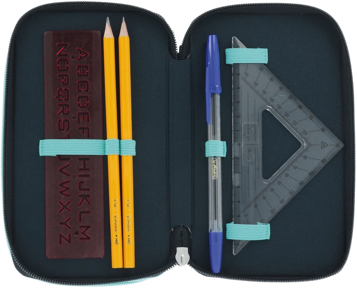 Piórnik z wypełnieniem Herlitz Triple Happy Lions 31 elementów (50043422) - obraz 7