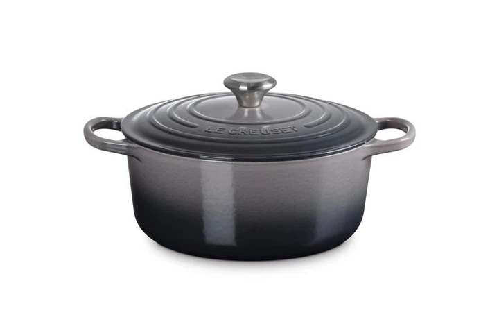 Le Creuset Flint Signature круглая чугунная жаровня Ø26 см 5.3 л 21177264442430 - изображение 2
